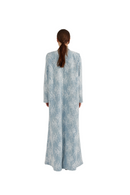Denim Lace Abaya