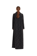 Black Lace Abaya
