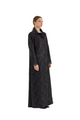 Black Lace Abaya
