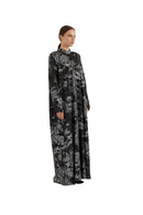 Metallic Brocade Abaya