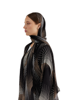 Printed Chiffon Abaya